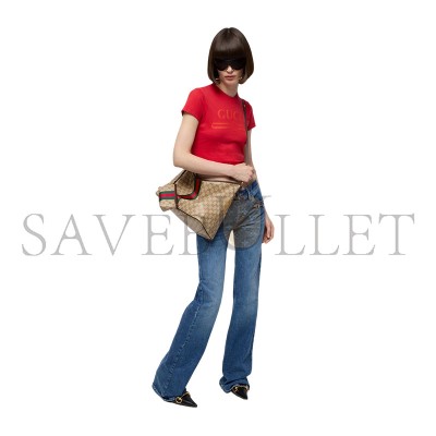 GUCCI LARGE SHOULDER BAG WITH WEB A008NS (39.5*29*15.5cm)